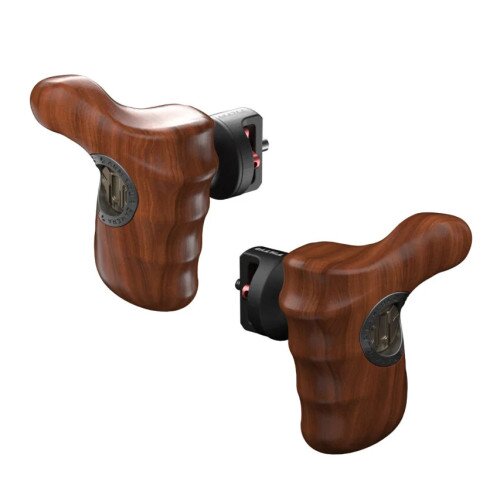 Tilta Advanced Side Wooden Handle - 1/4" Screw with Locating Pins - Pair