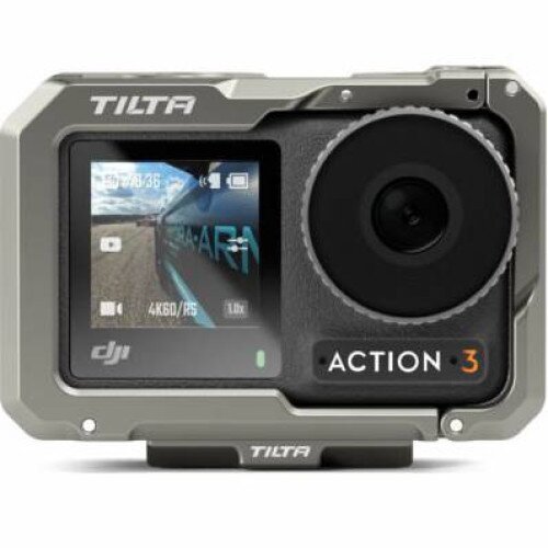 Tilta Camera Cage for DJI Osmo Action 3 Basic Kit - Titanium Gray