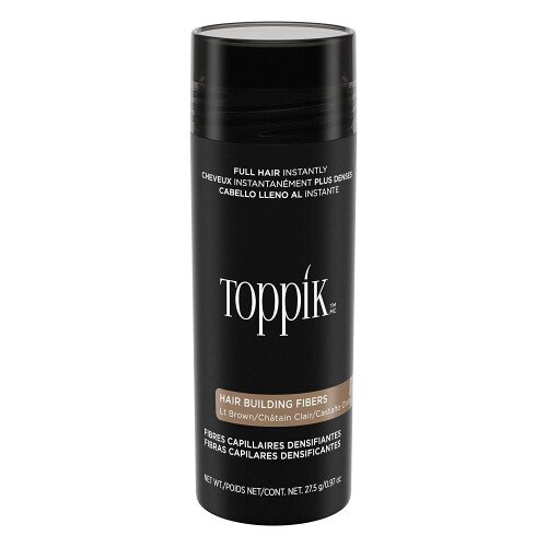 Toppik Hair Building Fibers Makes Fine Hair Look Completely Thick & Full - Economy - Light Brown