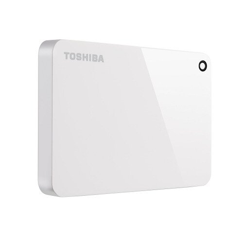 Toshiba Canvio Advance Portable External Hard Drive - 2TB - White