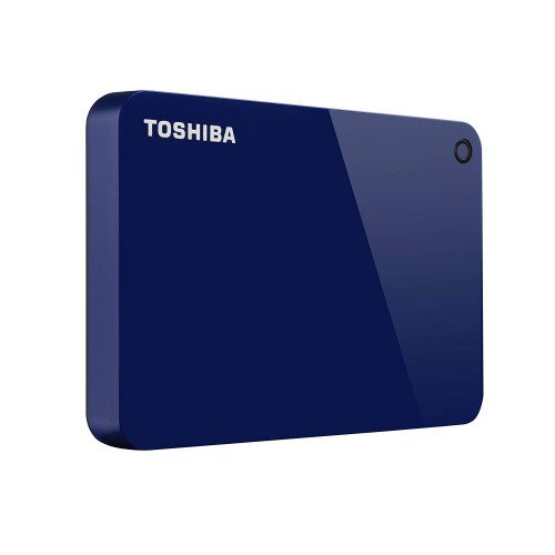 Toshiba Canvio Advance Portable External Hard Drive - 1TB - Blue
