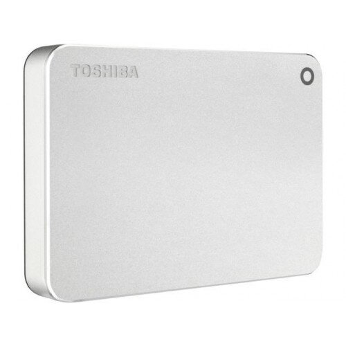 Toshiba Canvio Premium for Mac Portable External Hard Drive - Silver - 3TB