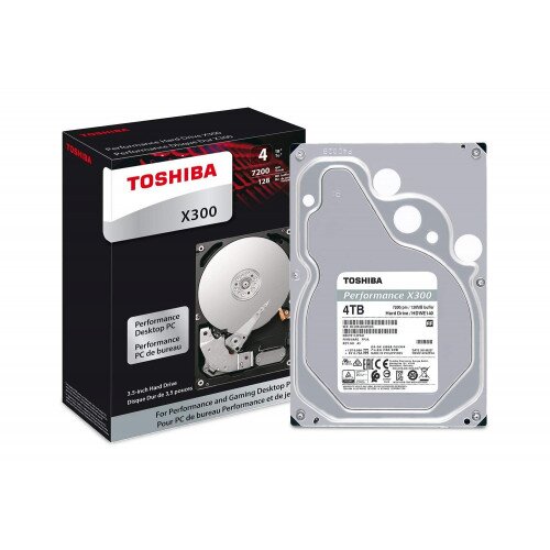 Toshiba X300 Performance Hard Drive - 4TB