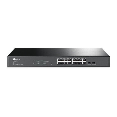 TP-Link JetStream16-Port Gigabit Smart Network Switch with 2 SFP Slots