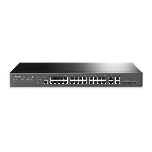 TP-Link JetStream 24-Port 10/100Mbps + 4-Port Gigabit L2 Managed Switch - T2500-28TC (TL-SL5428E)