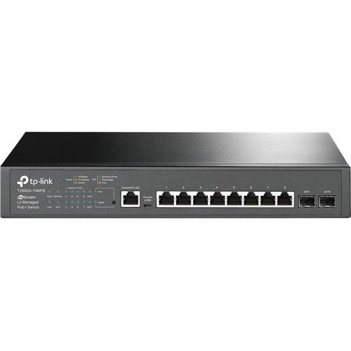 TP-Link JetStream 8-Port Gigabit L2 Managed PoE+ Switch with 2 SFP Slots