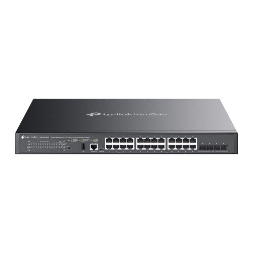 TP-Link SG5428XMPP Omada 24-Port Gigabit Stackable Lite L3 Managed PoE++ Switch with 4× 10G Slots