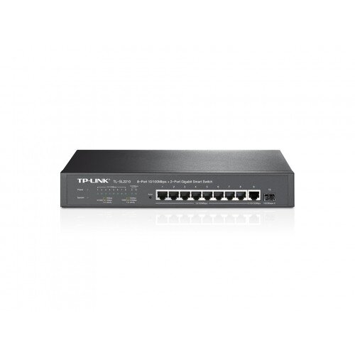 TP-Link 8-Port 10/100Mbps + 2-Port Gigabit Smart Switch