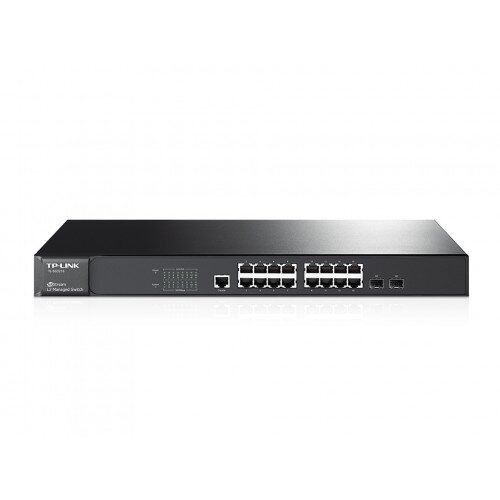 TP-Link JetStream 16-Port Gigabit L2 Managed Switch with 2 Combo SFP Slots