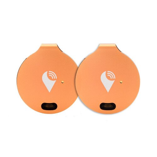 TrackR Bravo Generation 3 Bluetooth Tracking Device, Item Tracker, Phone Finder - 2 Device Pack - Rose Gold