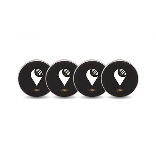 TrackR Pixel - Black - 4-Pack