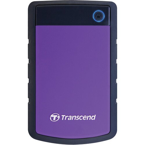 Transcend StoreJet 25H3 Portable Hard Drive - Purple - 2TB