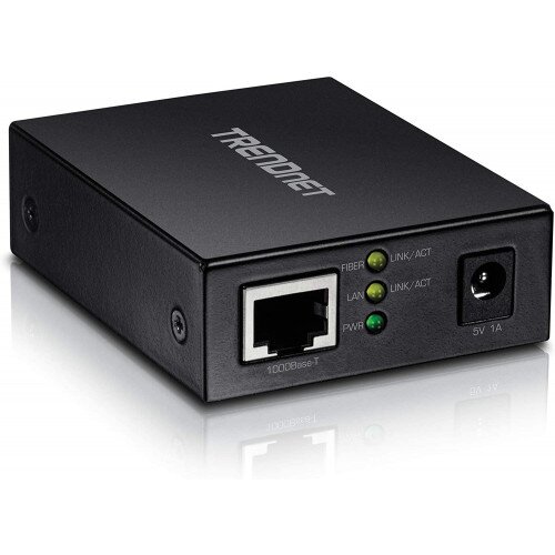 TRENDnet 1000BASE-T to SFP Fiber Media Converter