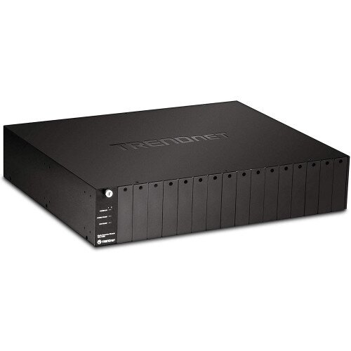 TRENDnet 16-Bay Fiber Converter Chassis System