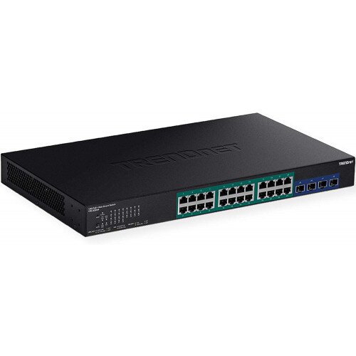 TRENDnet 28-Port Gigabit Web Smart PoE+ Switch with 10G SFP+ slots