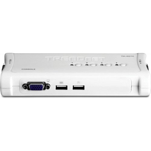 TRENDnet 4-Port USB KVM Switch Kit