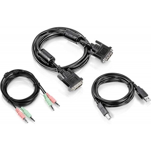TRENDnet 6 ft. DVI-I USB and Audio KVM Cable Kit