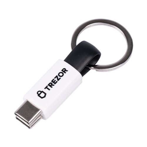 TREZOR Magnetic Keyring USB-C To USB-C For Model T