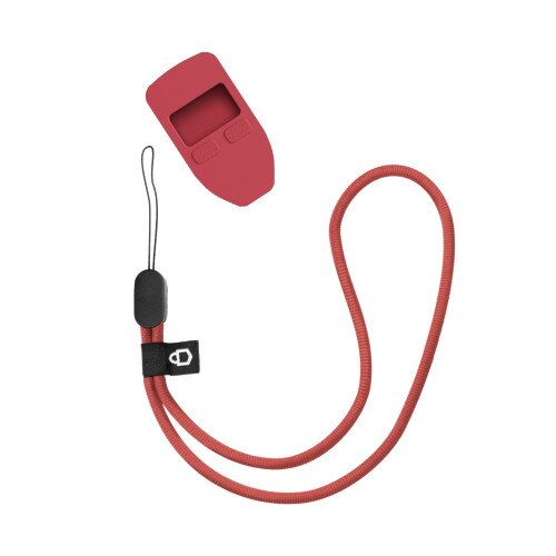 TREZOR Traveler's Bundle For Model One - Raspberry Red