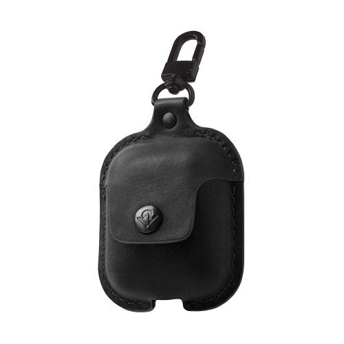 Twelve South AirSnap AirPods Leather Road Case - Black