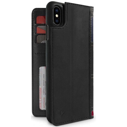 Twelve South BookBook for iPhone XS Max Vintage Wallet Case