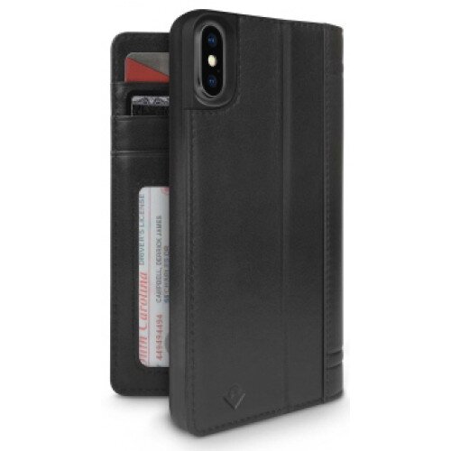 Twelve South Journal for iPhone X Leather Wallet Case