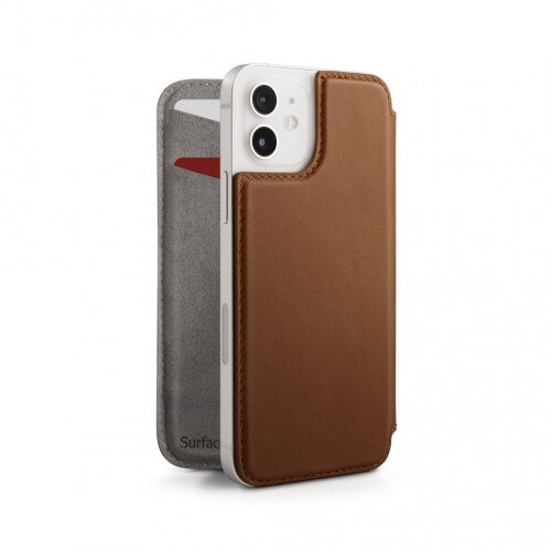 Twelve South SurfacePad for iPhone 12 Mini - Cognac