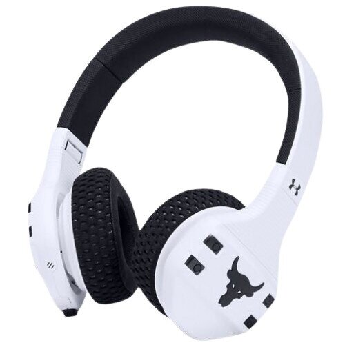 UA Sport Wireless Train Project Rock Edition Headphones - White / Black