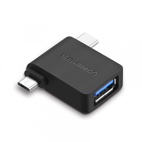 Ugreen 2 in 1 Adapter USB Male to Micro USB & Type C
