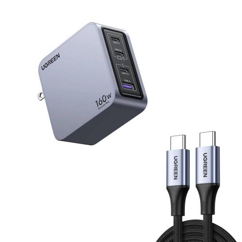 Ugreen Nexode Pro 160W iPhone Charger + 240W 6FT USB-C Cable