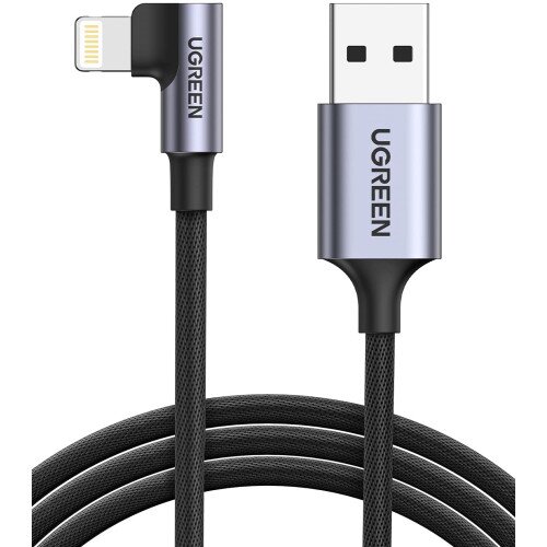 Ugreen Right Angel Lightning to USB A 3ft Cable