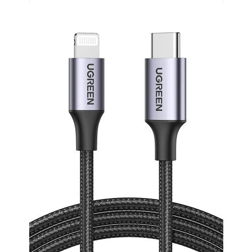 Ugreen USB-C to Lightning Nylon Braided Cable - 6ft
