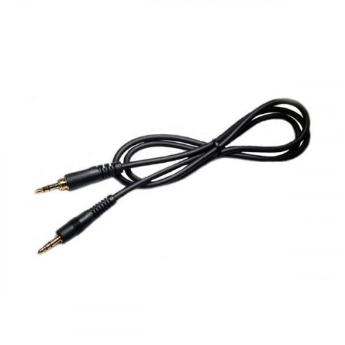 Ultrasone 0.8 m short screwable cable, black