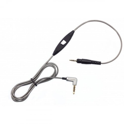 Ultrasone 1,2 m straight cable, grey with microphone and remote