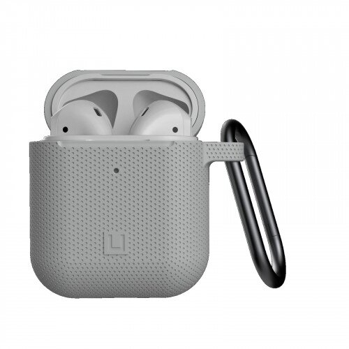 Urban Armor Gear DOT Silicone Case for Apple Airpods Gen 1 and 2 - Grey
