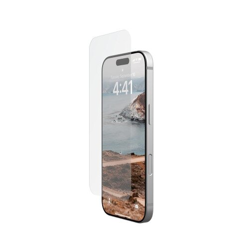 Urban Armor Gear Glass Screen Protector Shield for iPhone 16 Pro