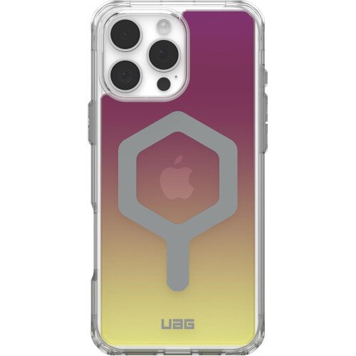 Urban Armor Gear Limited Edition Plyo Case for iPhone 16 Pro Max - Maroon/Yellow Ombre