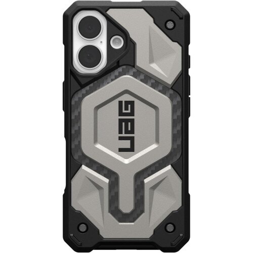 Urban Armor Gear Monarch Pro Case with Magsafe for iPhone 16 - Titanium