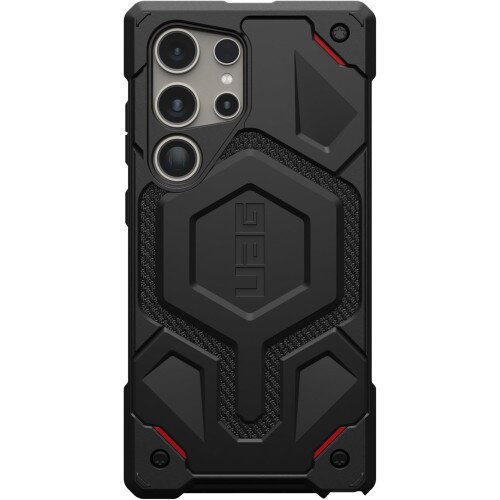 Urban Armor Gear Monarch Pro Kevlar Series Case with MagSafe for Galaxy S24 Ultra - Kevlar Black
