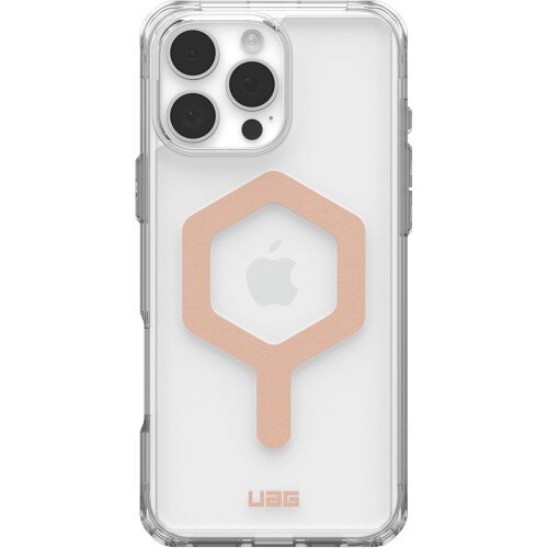 Urban Armor Gear Plyo Case with Magsafe for iPhone 16 Pro Max - Ice/Rose Gold