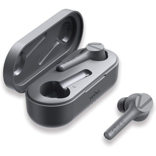 Veho Muvi STIX II True Wireless Earphones - Gray