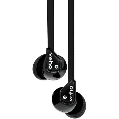 Veho Muvi Z1 Stereo In-Ear Headphones - Black