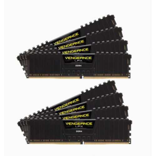 Corsair VENGEANCE LPX 128GB (8 x 16GB) DDR4 DRAM 3200MHz C16 Memory Kit - Black