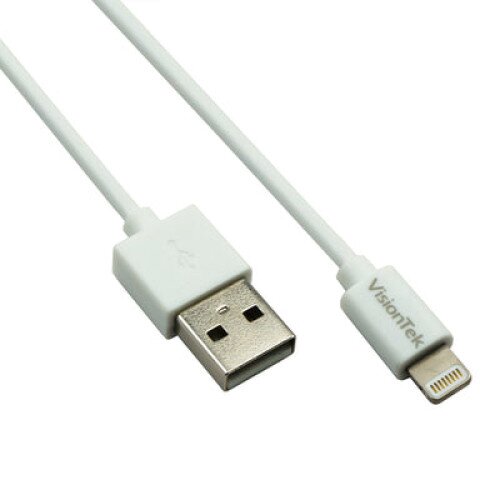 VisionTek Lightning to USB MFI Cable - 2 Meter