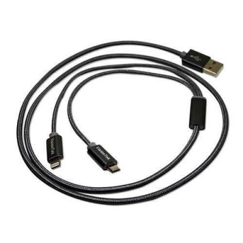 VisionTek Micro USB and Lightning to USB Cable - 2 Meter