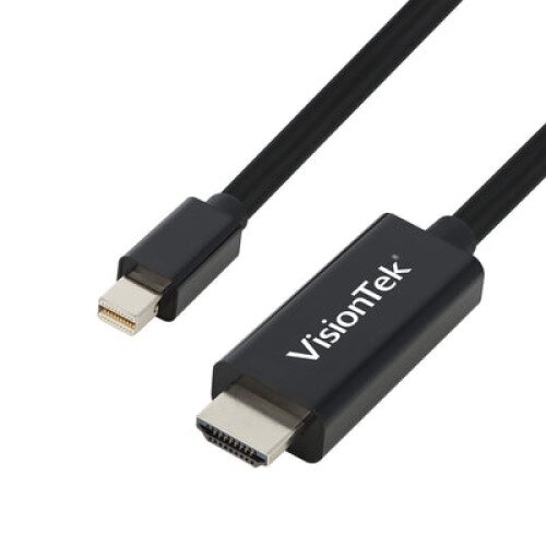 VisionTek Mini DisplayPort to HDMI 2.0 Active Cable (M/M) 4K 60Hz
