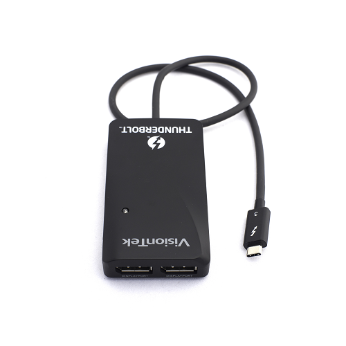 VisionTek Thunderbolt 3 to Dual DisplayPort Adapter