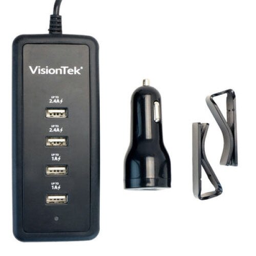 VisionTek USB 3.0 Hub 5 port Car Charger