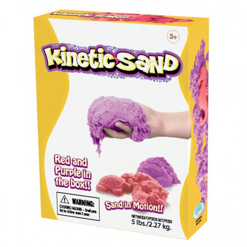 WABA Fun Kinetic Sand - Red/Purple