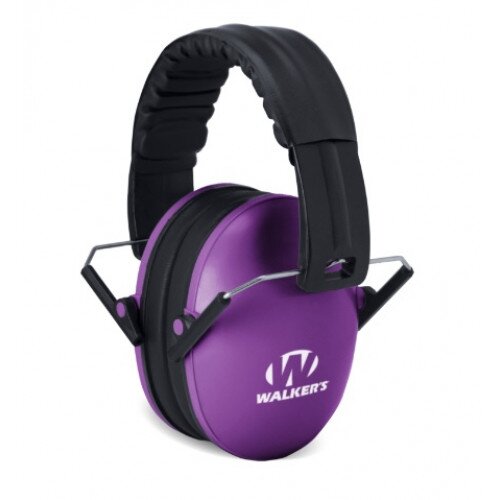 Walkers Game Ear Folding College Muff - Purple/White